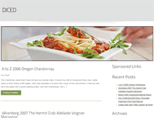 Tablet Screenshot of diced.com